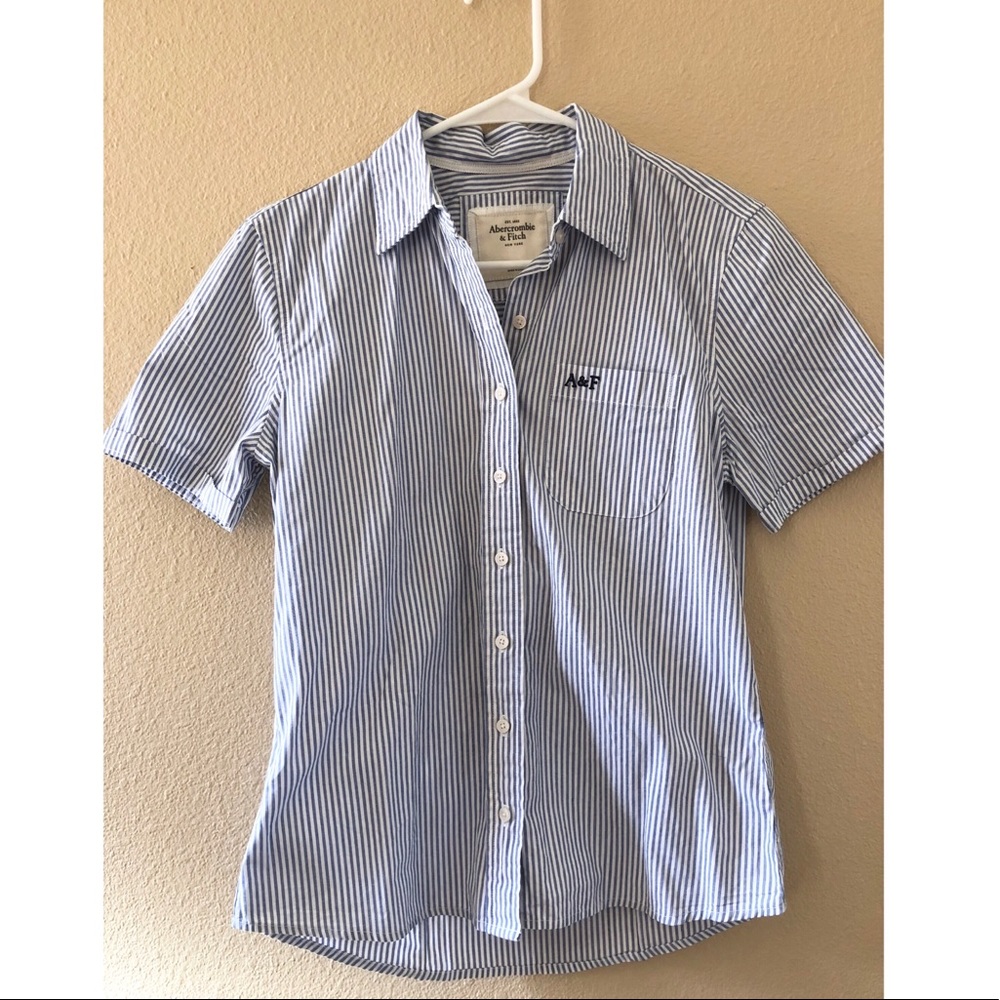 Striped button down shirt